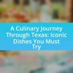 A Culinary Journey Through Texas: Iconic Dishes You Must Try