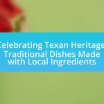 Celebrating Texan Heritage: Traditional Dishes Made with Local Ingredients