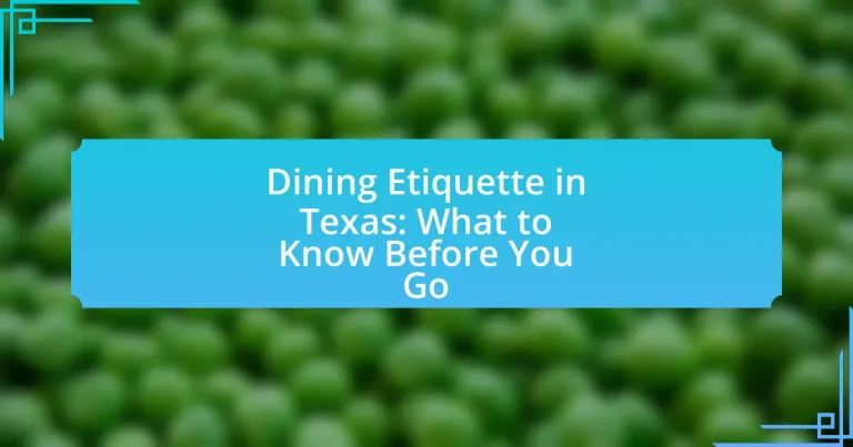 Dining Etiquette in Texas: What to Know Before You Go