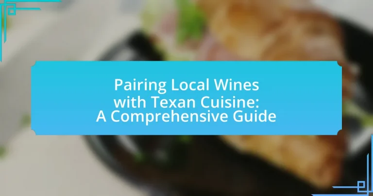 Pairing Local Wines with Texan Cuisine: A Comprehensive Guide