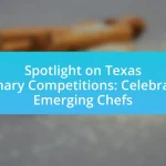 Spotlight on Texas Culinary Competitions: Celebrating Emerging Chefs