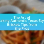 The Art of Making Authentic Texas-Style Brisket: Tips from the Pros
