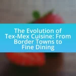 The Evolution of Tex-Mex Cuisine: From Border Towns to Fine Dining