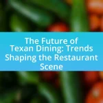 The Future of Texan Dining: Trends Shaping the Restaurant Scene