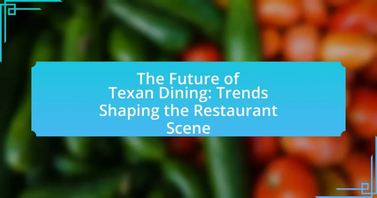 The Future of Texan Dining: Trends Shaping the Restaurant Scene