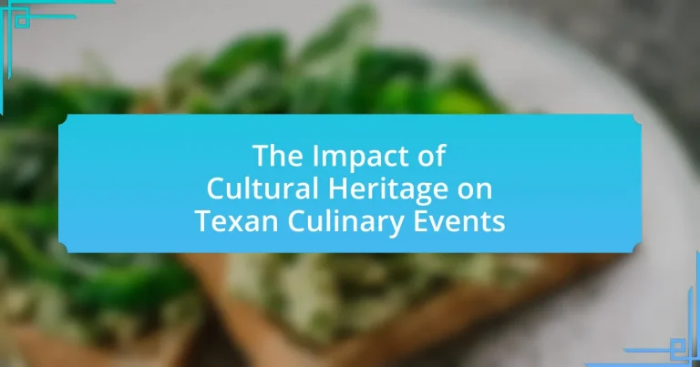 The Impact of Cultural Heritage on Texan Culinary Events