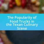 The Popularity of Food Trucks in the Texan Culinary Scene
